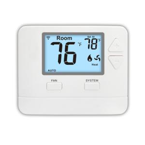 China Riseem Air Conditioner Smart WIFI Digital Thermostat HVAC STN701W 24V White ABS factory