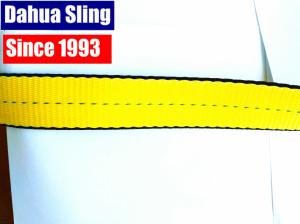 China 1&quot; 3200 LBS Polyester Webbing 25mm , Heavy Duty Web Slings For Lifting factory