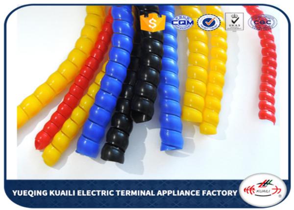 Electrical White Spiral Tubing Wire Protection Sleeving For Cable Management