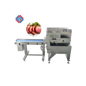 China Cooked Food Cutter Frozen Meat Slicing Machine Dual Frequency Conversion factory