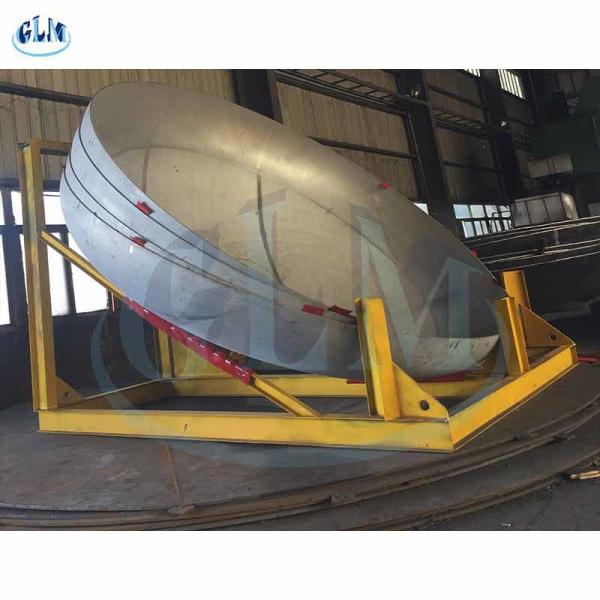30MM ASME Q345A Spherical Heads 2MM Stainless Steel Dished Tank For Reaction