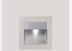 China Indoor Aluminum LED Louvered Step Light for Leisure Area CRI80 3W Anodized surface color factory