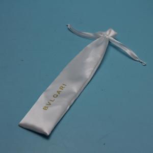 China Reliable Long Satin Drawstring Bag Customized Size For Eyeglasses / Lens factory