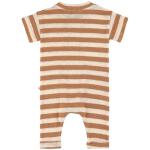 Hot sale Wooden Buttons Cotton Stripe Knitted Newborn Toddler baby rompers