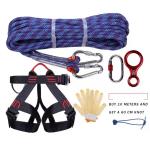 High-rise Escape Rescue Suit With Harness , Figure 8 Descender , Climbing Rope ,