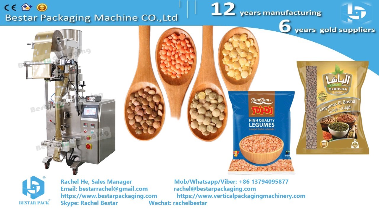 How to pack pulses sachet 30g [Bestar] cup metering packaging machine BSTV-160A