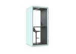 Trade show phone booth single cabin for calling telephone booth lounge inside