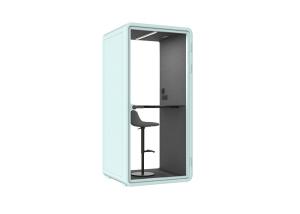 China Trade show phone booth single cabin for calling telephone booth lounge inside pods factory