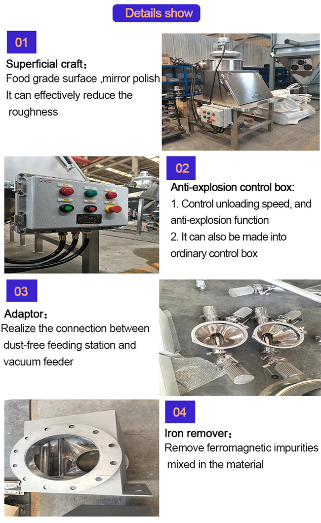 Small Bag Material Conveying Equipment For Dust Free Unloading