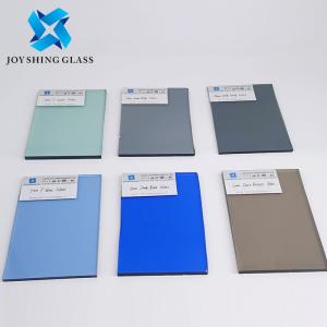 China 5mm Tinted Float Glass Ford Blue / Euro Grey / Ford Green / Bronze Tinted Glass factory