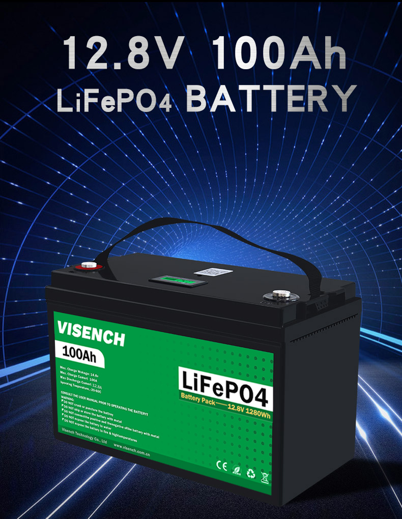 Visench Direct factory high quality lithium battery 12v 200ah for Energy Storage Battery