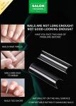 Professional Long Square Full Cover False Nail Tips For Salon Level Nail Art