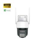 Waterproof Security CCTV With Warning Light Camara de Seguridad Wifi Audio