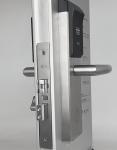Silver RFID Smart Door Lock / 304 Stainless Steel Hotel Card Reader Door Locks