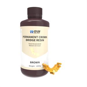 China Composite Permanent Crown Photosensitive Resin for High Precision LCD/DLP 3D Printing factory