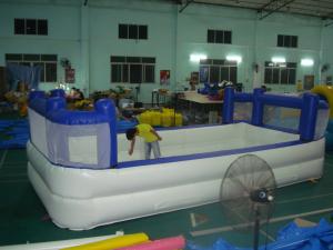 China White Colour Kids Inflatable Pool with Back Walls factory