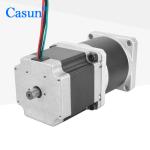 57*57*54mm NEMA 23 Planetary Gear Stepping Motor Dual Shaft 50:1 for Extrusion