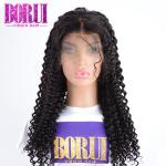 Brazilian Hair Deep Curly Lace Front Wig , Fashion Natural Hair Wig With Baby