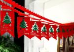 Custom Logo Felt Christmas Decorations Diy Hanging Flag Length 2m