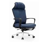 129cm Leather Reclining Desk Classic Executive Chair 170 Degree Ergonomics
