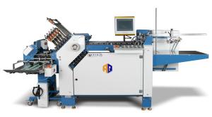China Automatic High Speed Cross Fold Paper Folding Machine Width 360mm factory