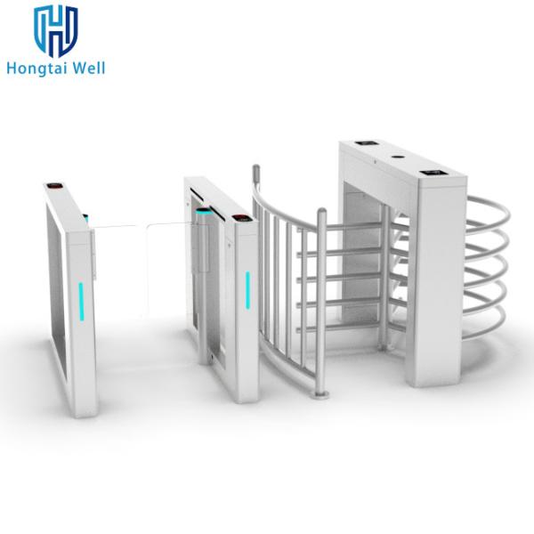 Station / Scenic / Hospital Half Height Turnstile One Way Manual Stainless Steel