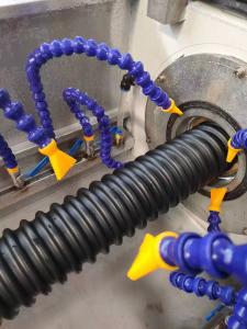 China Customizable HDPE Winding Carbon Spiral Pipe Extrusion Line factory