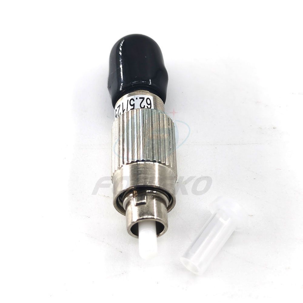 Silver Grey 62.5/125 FC Male To ST Female Fiber Optic Adapter Transform