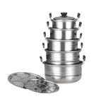 Quality Kitchen Cookware Set American Style Cooking Pot Sets 410 Stainless Steel