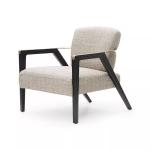 Customised Star Hotel Single Stainless Steel Armchair With Fabric Option