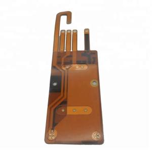 China Yellow Solder Mask PET Material 0.2mm Flex PCB Board factory