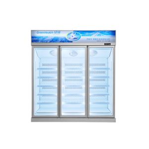 Convenience Store Commercial Freezer Refrigerator 444L Adjustable Shelves