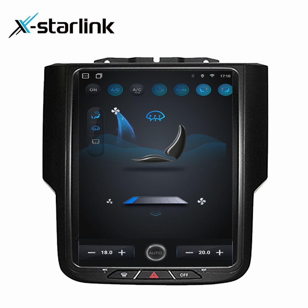 Radio Car DVD Player GPS Navigation Wireless Carplay Android For Dodge Ram