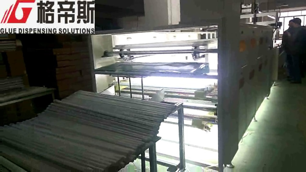 T8 Glass Tube Automatic Assembly Machine 1000pcs/h - 1200pcs/h Glue Dispensing System
