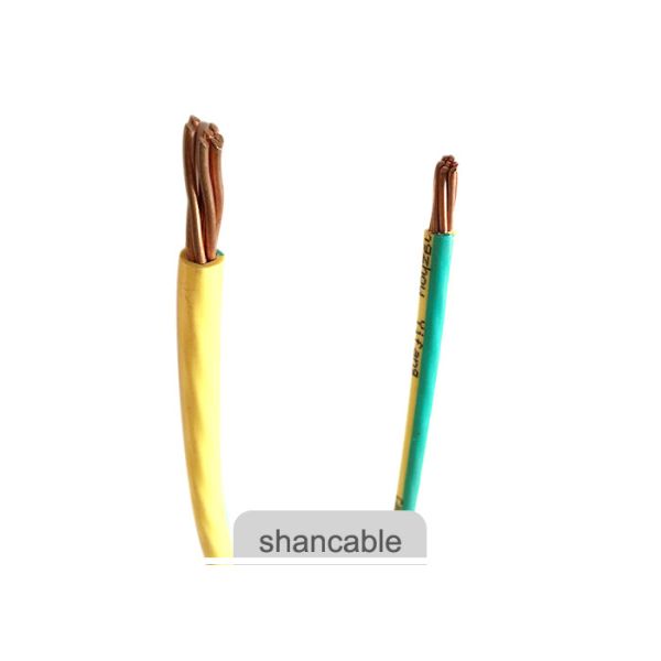 China Stranded Copper Electrical Cable Wire , H05V-U/H07V-U PVC Insulation Power Cable Wire factory