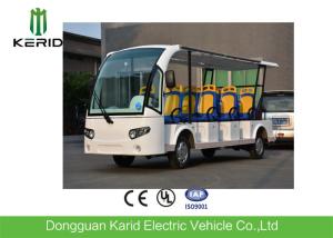 China Mini Electric Sightseeing Car 72V DC Motor With 11 Seaters / Trojan Battery factory