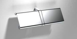 China Double Toilet roll holder with cover1306C,brass,chrome for bathroom &amp;kitchen,sanitary factory