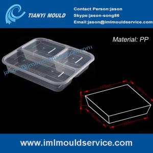 China disposable 3-compartment food container mould manufacturer factory