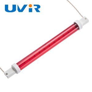 China Ruby Quartz Short Wave IR Heating Lamp SK15T Base factory