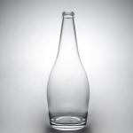Glass bottle Whisky Glass Vodka Gin Rum bottle with cork 375ml 500ml 700ml 750ml