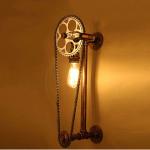 Bar cafe pub bedroom livng room stair villa E27 Edison Bulb Loft Bicycle wall