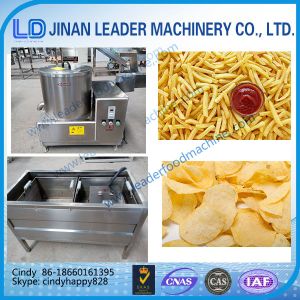 China Multi-functional wide output range potato processing equipment fryer machine on sale