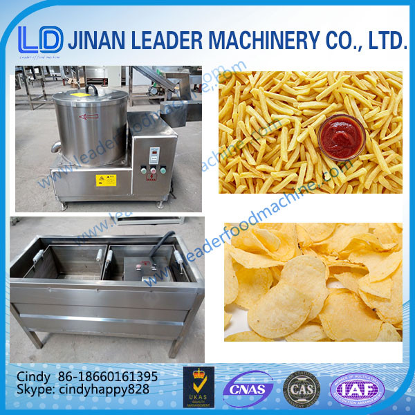 China Multi-functional wide output range potato processing equipment fryer machine factory