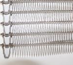 Stainless Steel Wire Link Herringbone Conveyor Belt For Sushi