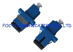 China Plastic LC-SC Fiber Adapter , Singlemode Fiber Optic Connector Adapters factory