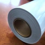 Outdoor different thickness of PVC white solvent adhesive vinyl sticker roll
