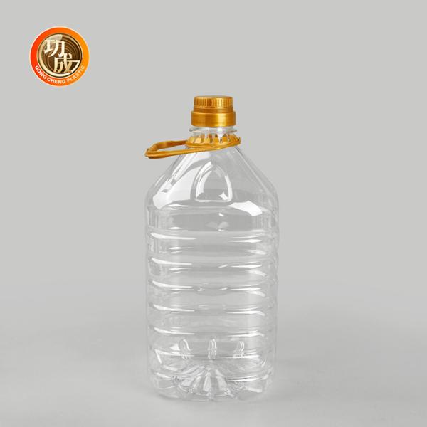 Food Grade Clear Plastic Condiment Bottles Seasonings Cylinder Packaging 1000ml