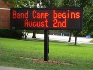 China ROHS 1R1G 320x160mm Outdoor Monochrome LED Signs factory