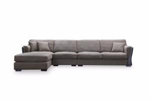 China New Model Set Living Room Furniture Modern L Shaped Sofa factory