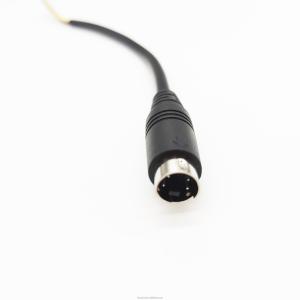China Audio Mini DIN Cables 4 Pin Cable Connector 4P Male factory